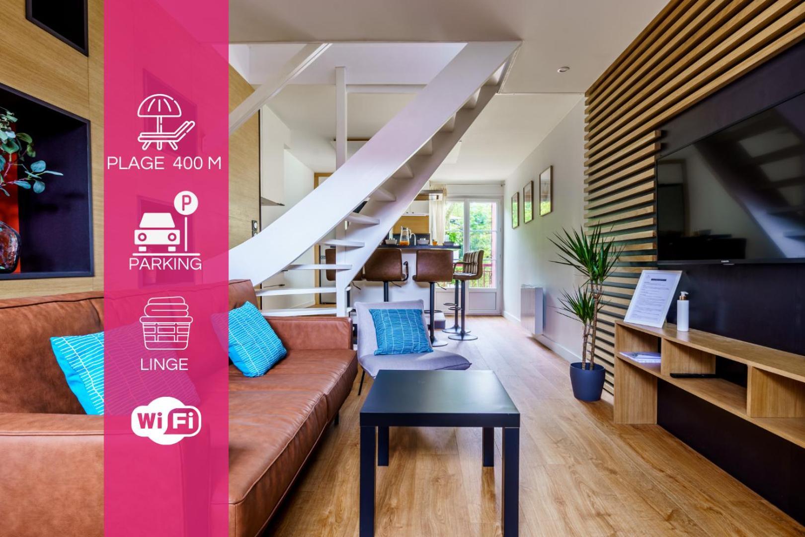 Ilbetea - Ideal Couple - Duplex Tout Confort - Plage A 400 M - Parking แซ็งฌองเดอลูซ ภายนอก รูปภาพ